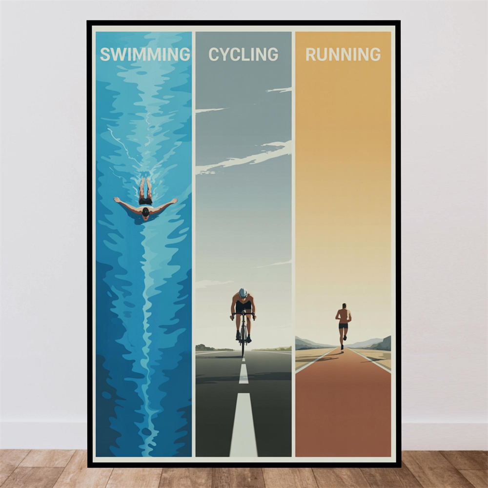 Home Gym Minimalist - Poster 'Time To Gym' per Palestra,