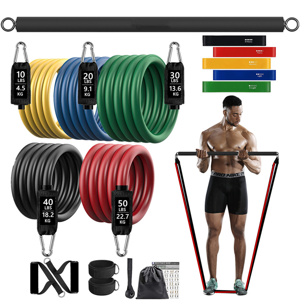 Home Gym Dumbbell Set - 150lb Fitness Booty Resistenza Fascia elastica
