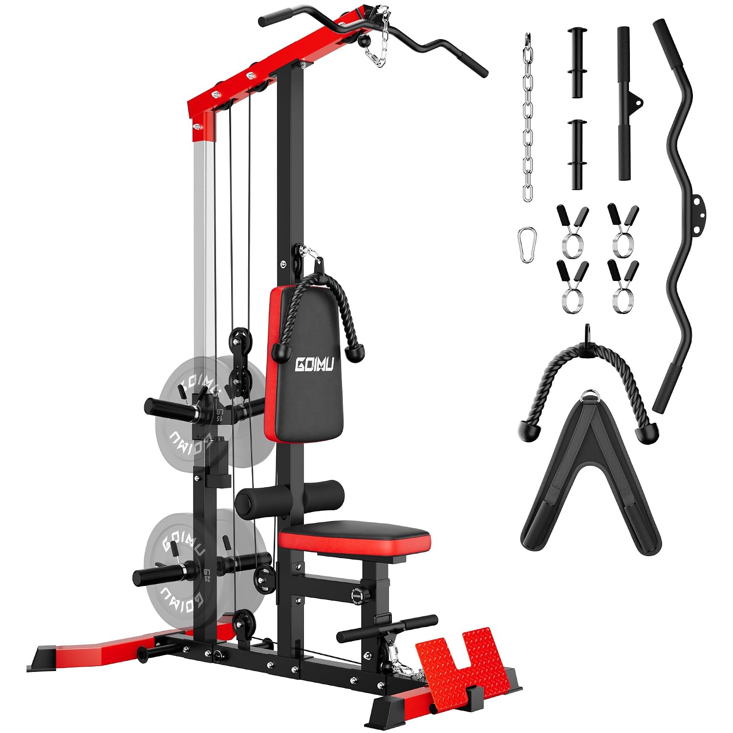 Macchina per trazioni e vogate - Home Gym Lat Pulldown Machine recensione e prezzo