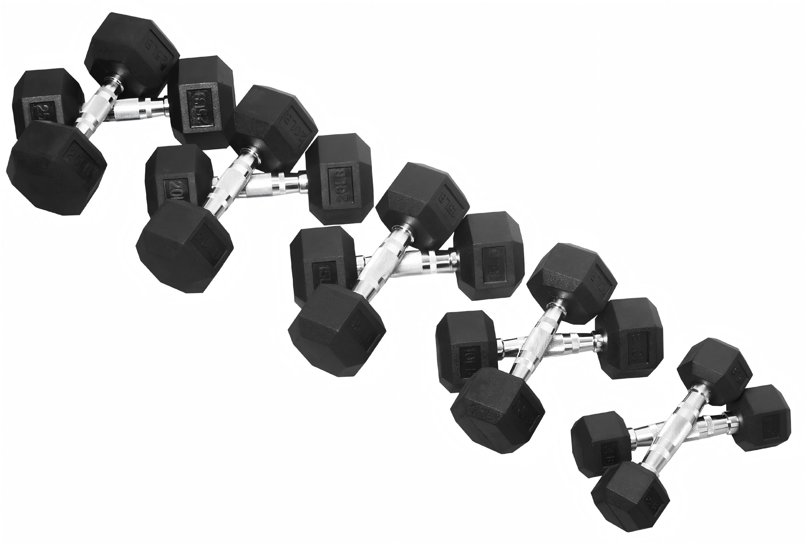 Manubri esagonali premium rive - Home Gym Dumbbell Set recensione e prezzo
