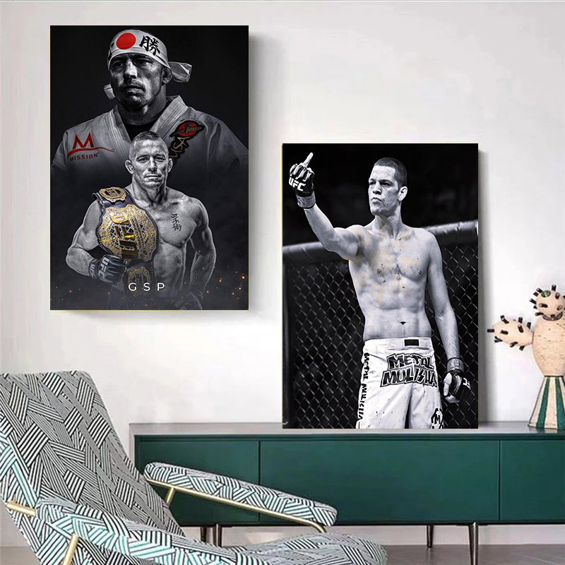 Poster di Boxe e UFC, Stampe M - Home Gym Minimalist recensione e prezzo