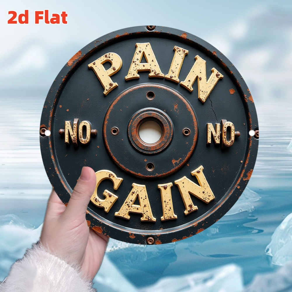 CIFBUY Targa Decorativa da Par - Home Gym Interior Design recensione e prezzo