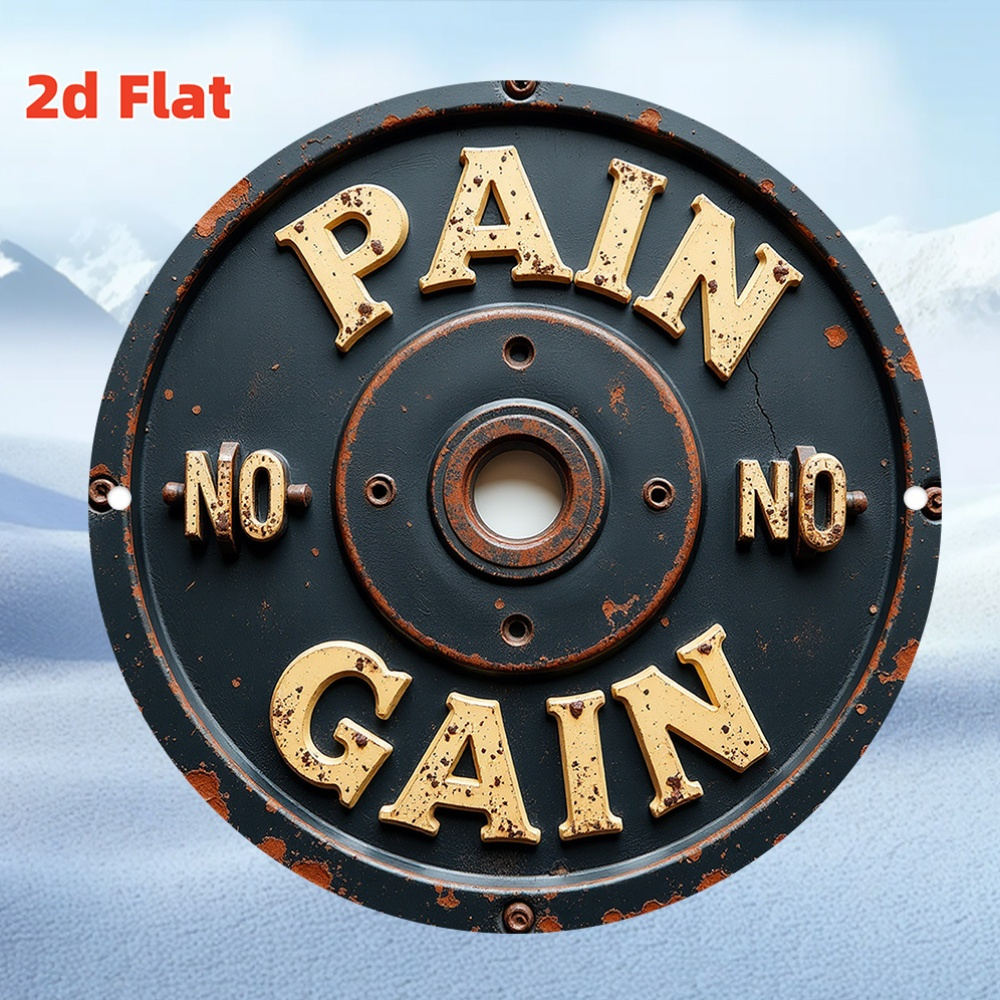 CIFBUY Targa Decorativa da Par - Home Gym Interior Design recensione e prezzo