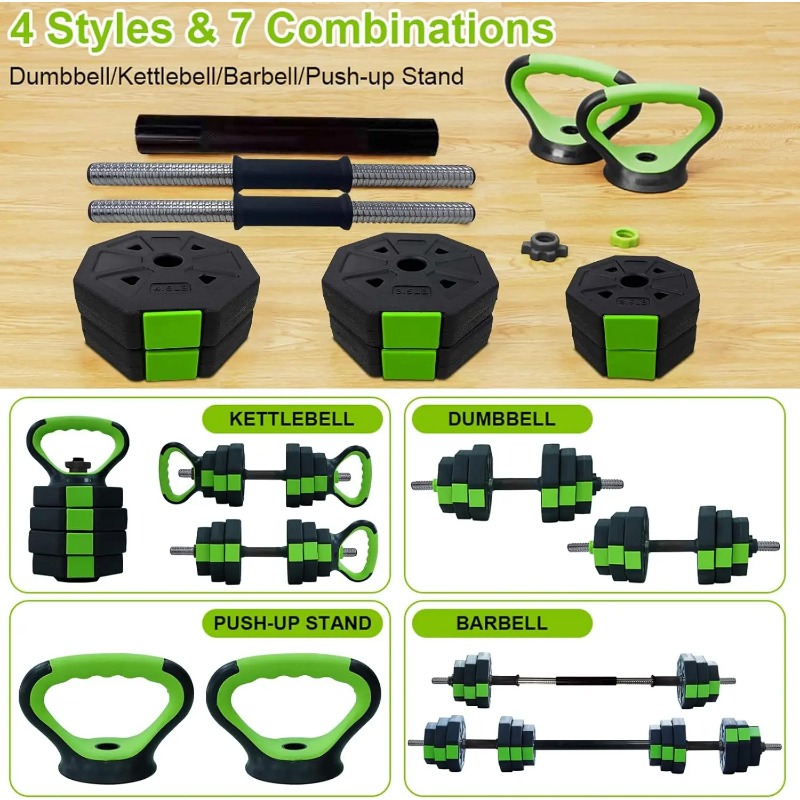 Set di manubri regolabili 4 in - Home Gym Dumbbell Set recensione e prezzo