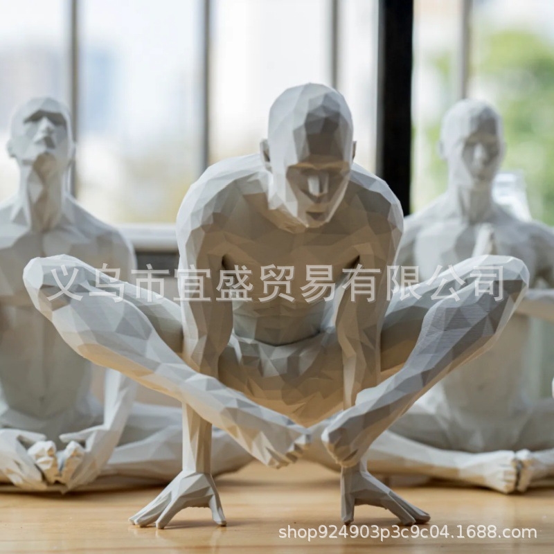 Yoga Man Figurine Minimalista  - Home Gym Minimalist recensione e prezzo