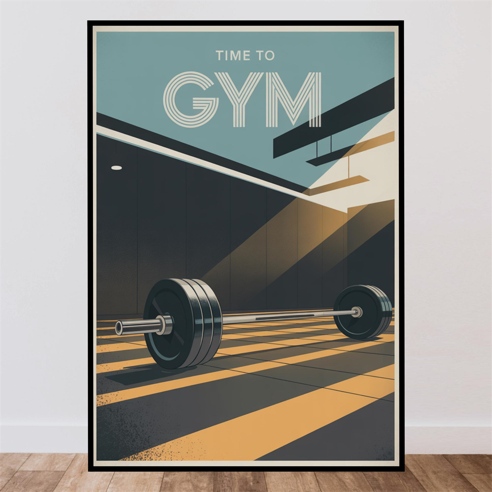 Poster 'Time To Gym' per Pales - Home Gym Minimalist recensione e prezzo
