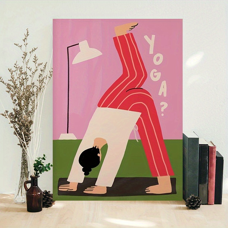 Stampa su tela Yoga Downward D - Home Gym Minimalist recensione e prezzo