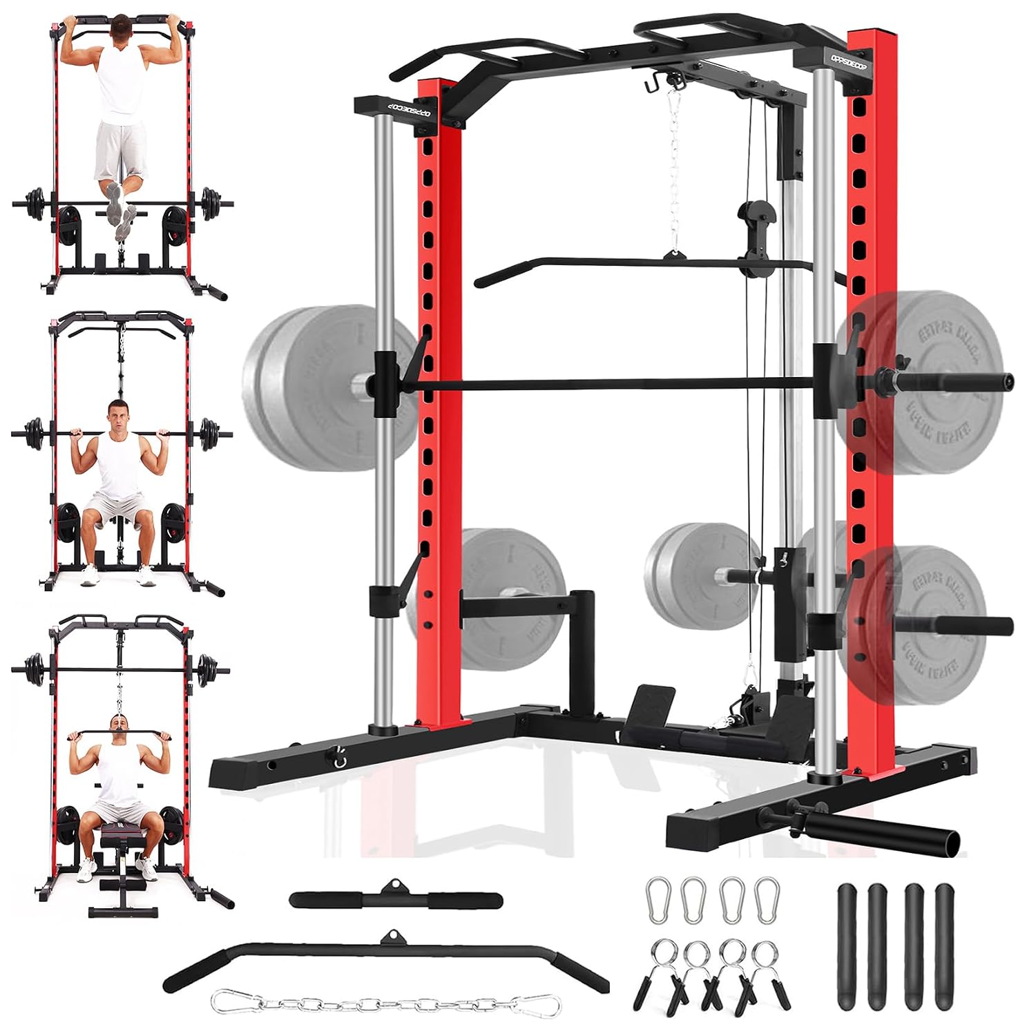Smith Machine All-in-One con P - Home Gym Lat Pulldown Machine recensione e prezzo