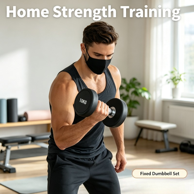 Set di Manubri Fissi 5kg 10kg  - Home Gym Dumbbell Set recensione e prezzo